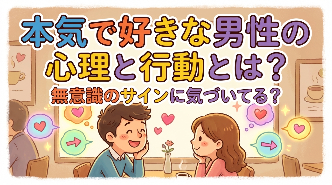 本気で好きな男性の心理と行動とは?無意識のサインに気づいてる?