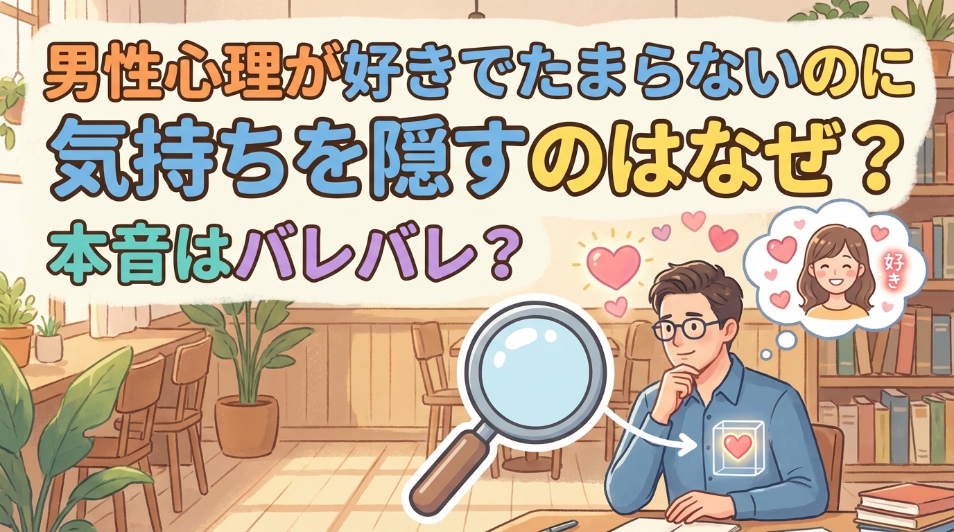 男性心理が好きでたまらないのに気持ちを隠すのはなぜ？本音はバレバレ？