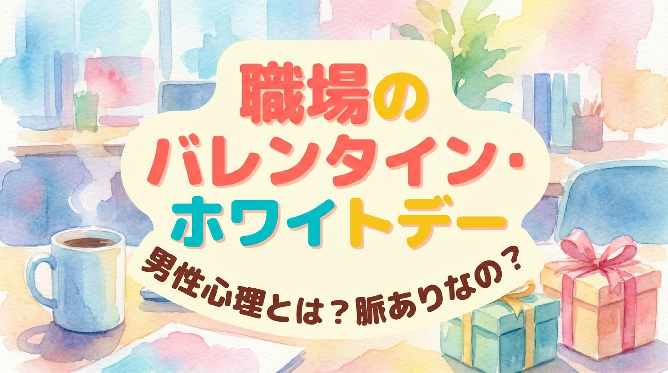 職場のバレンタイン・ホワイトデーでの男性心理とは？脈ありなの？