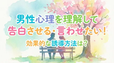 男性心理を理解して告白させる・言わせたい！効果的な誘導方法は？