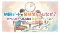 初回デートが短時間なのはなぜ？男性心理から読み解く脈ありサインとは？