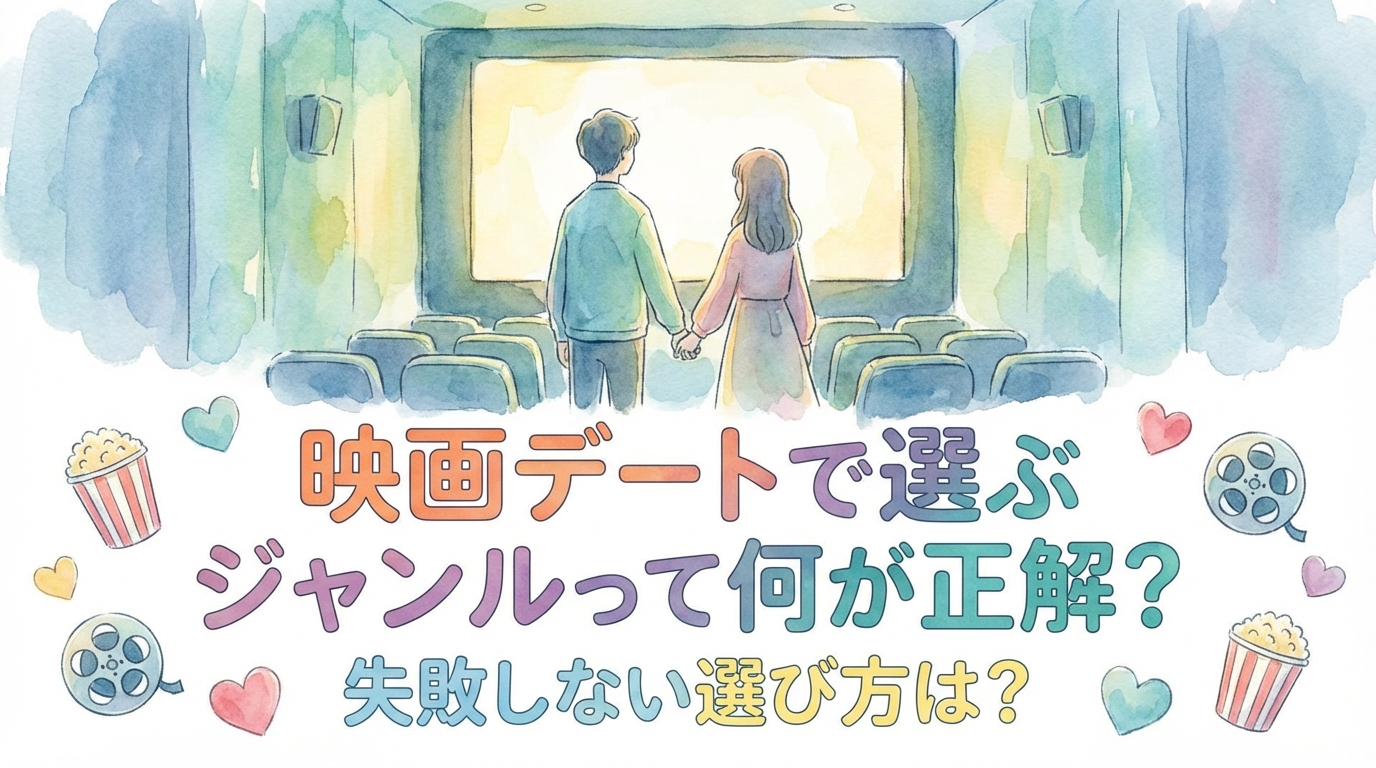 映画デートで選ぶジャンルって何が正解?失敗しない選び方は?