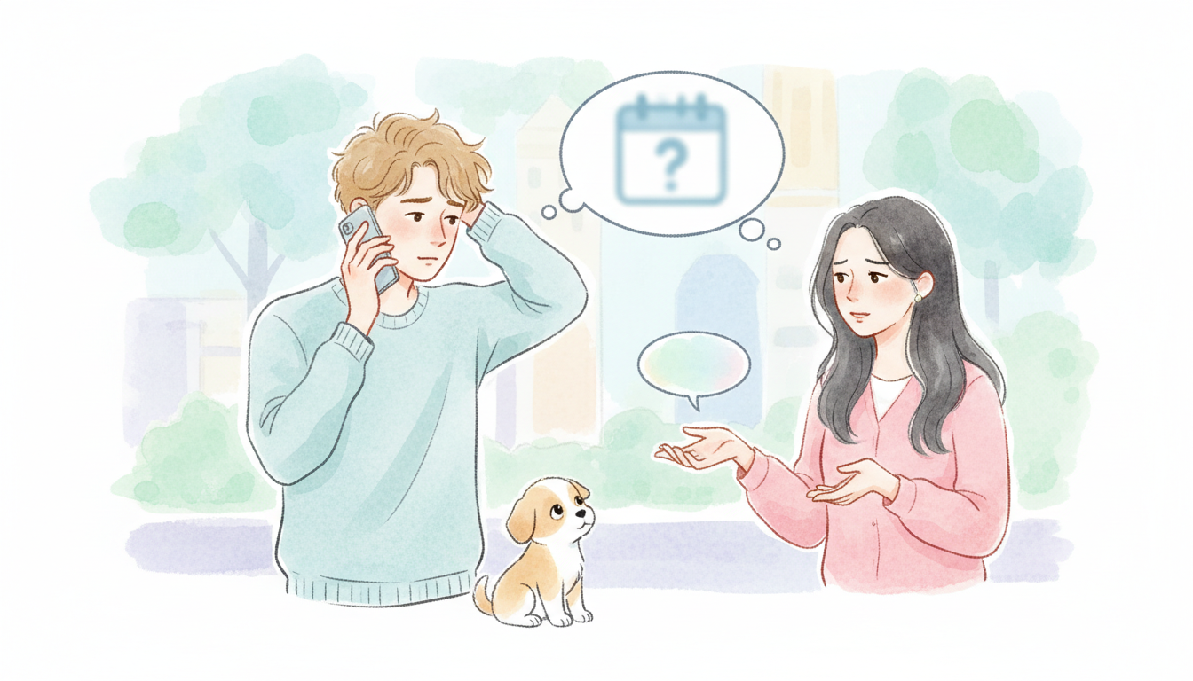 彼氏が約束を忘れる男性心理って？悪気がないって本当なの？