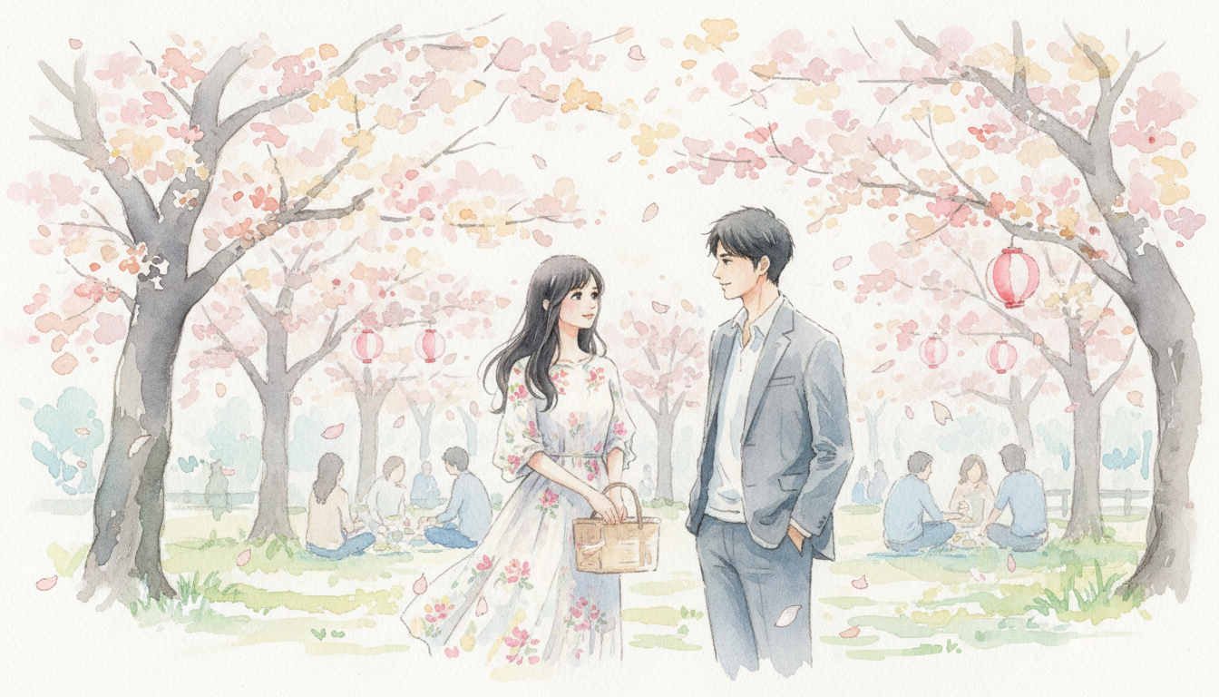 お花見で偶然会う元彼の態度に隠された本音とは？男性心理を徹底解説！