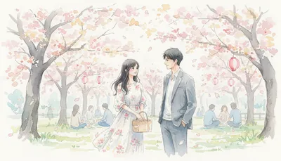 お花見で偶然会う元彼の態度に隠された本音とは？男性心理を徹底解説！