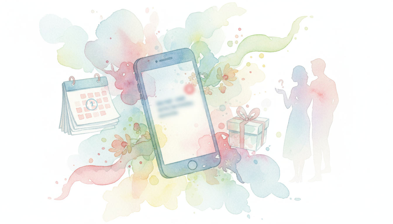 元彼からの誕生日おめでとうLINE…彼の心理に隠された本音とは?