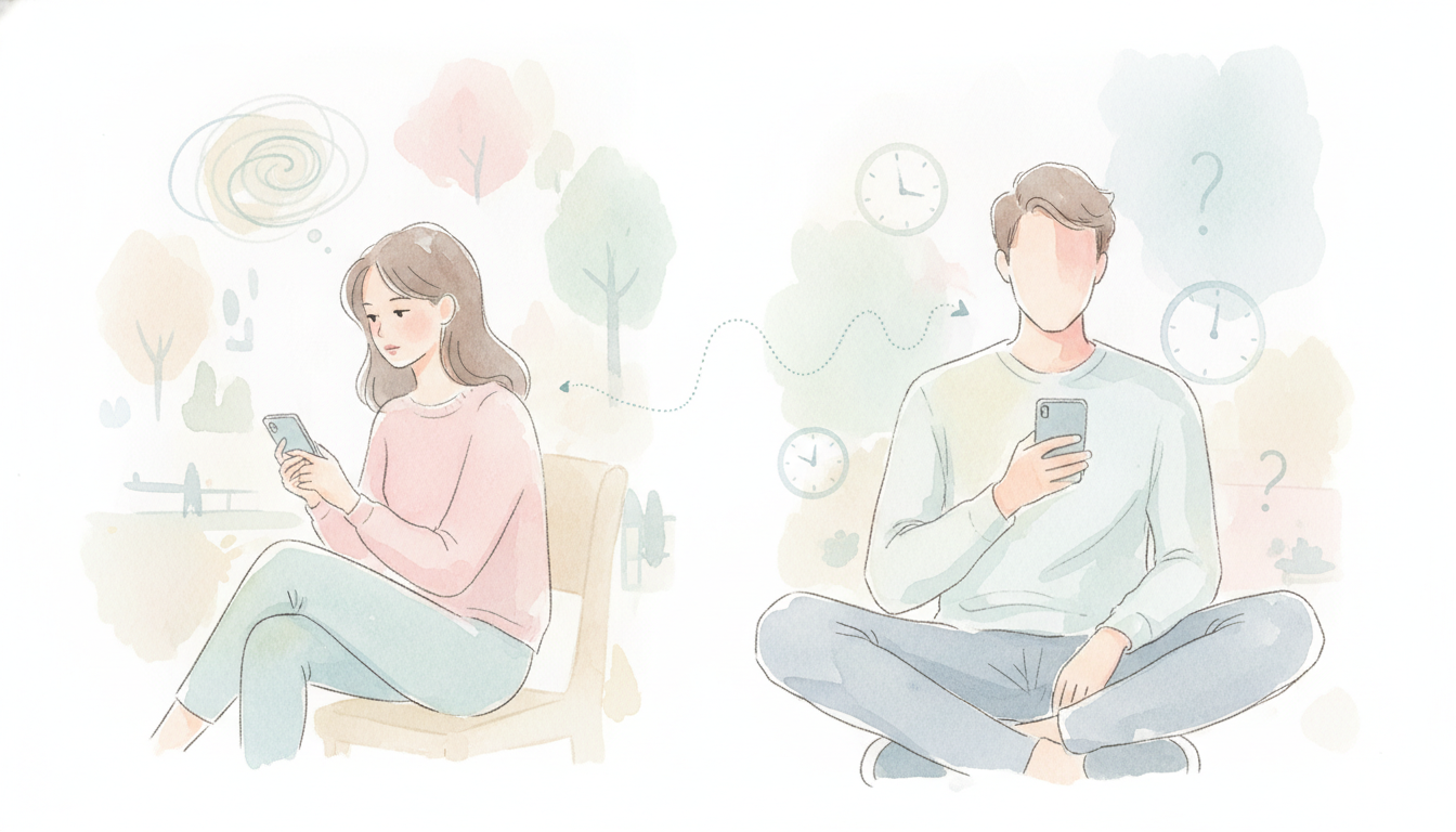 マッチングアプリで会った後の返信が遅い男性心理とは?脈ありか見極めるには?