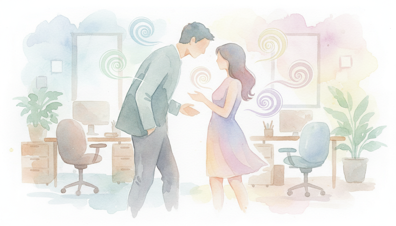 男性が職場で物理的な距離を縮める4つの心理的理由