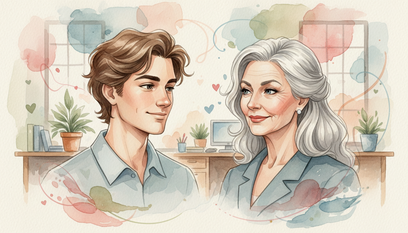 なぜ職場の年下男性は年上女性に惹かれるの?心理学的背景を解説