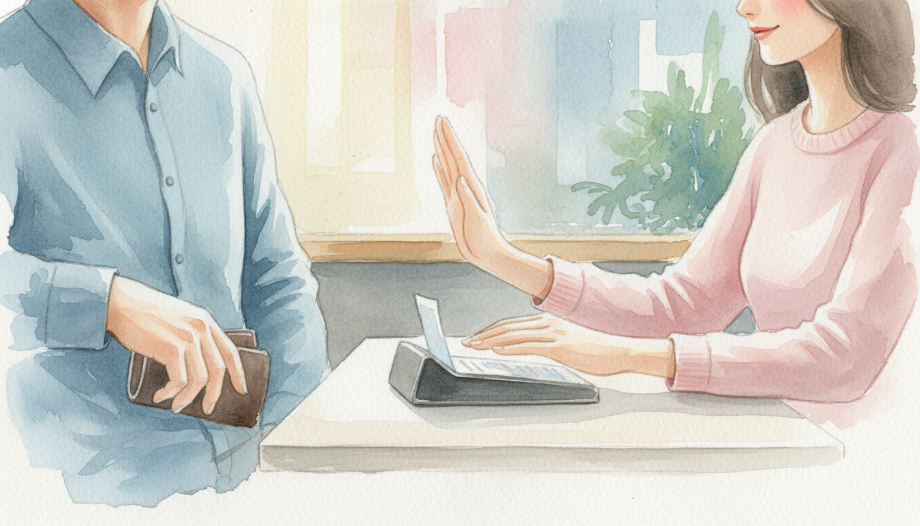 会計時に財布を出すフリは「相手への敬意」として必要不可欠です