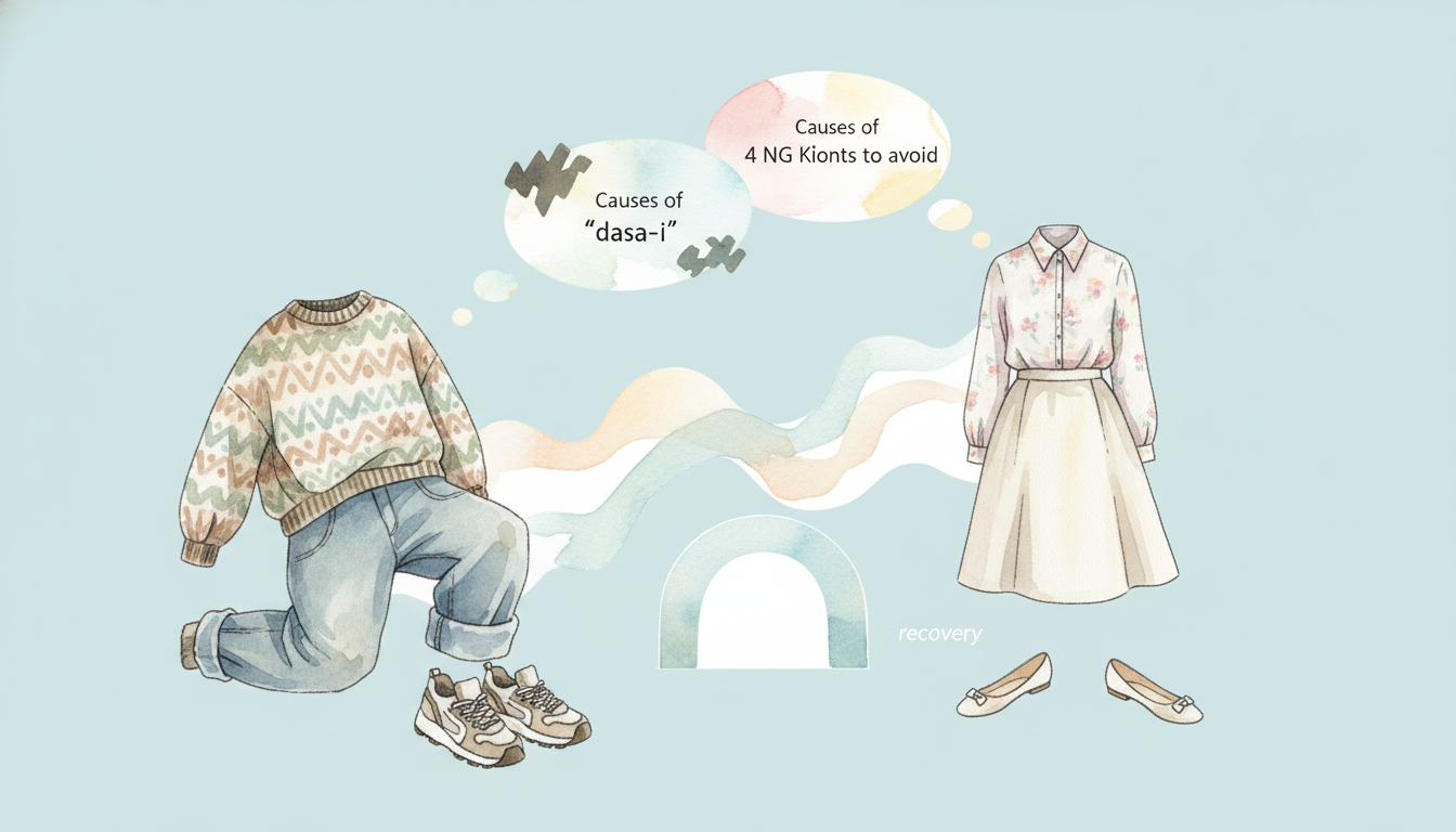 「ダサい」と言われる原因は？避けるべき4つのNGポイント