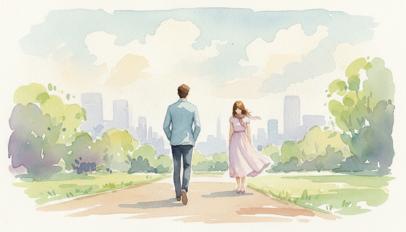 なぜ彼はあなたを置いてスタスタ歩いてしまうのでしょうか？