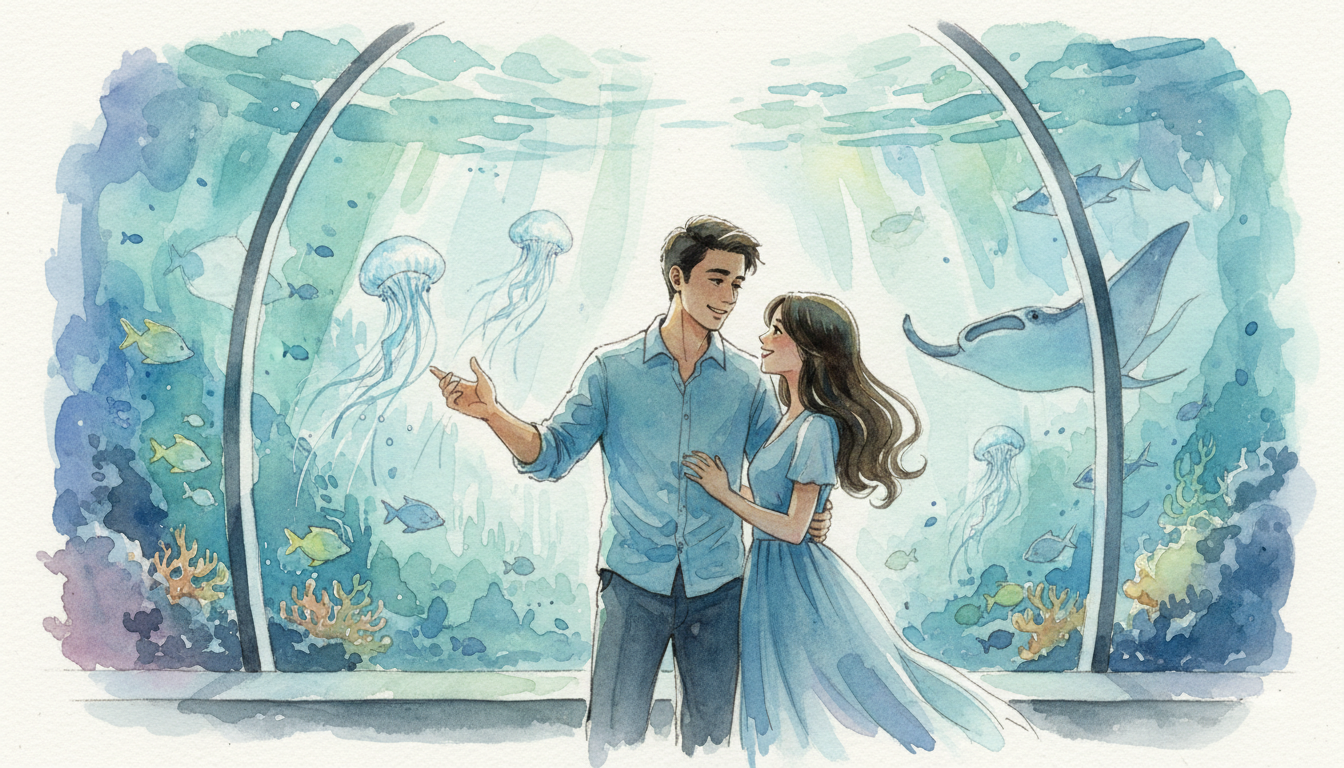 水族館デートは「本気で距離を縮めたい」脈ありサイン