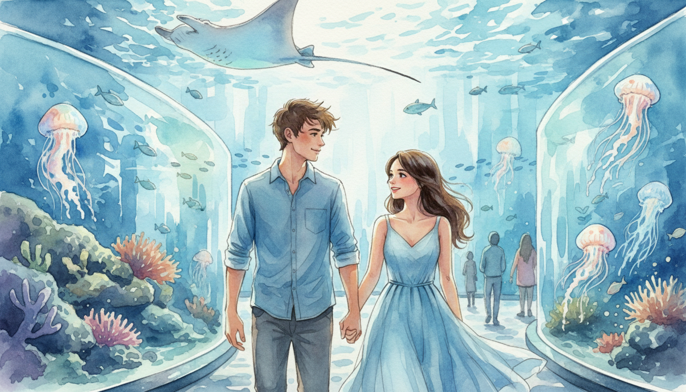 水族館デートで見せる男性の脈あり行動パターン