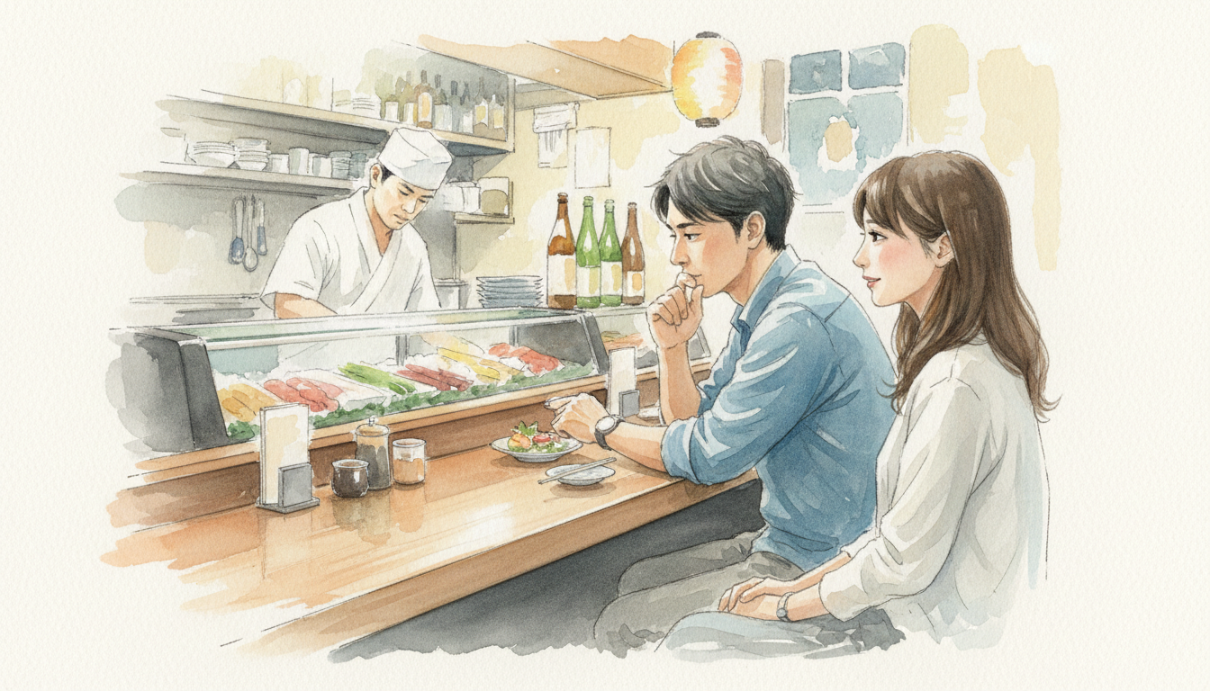 
カウンター席での男性心理まとめ
