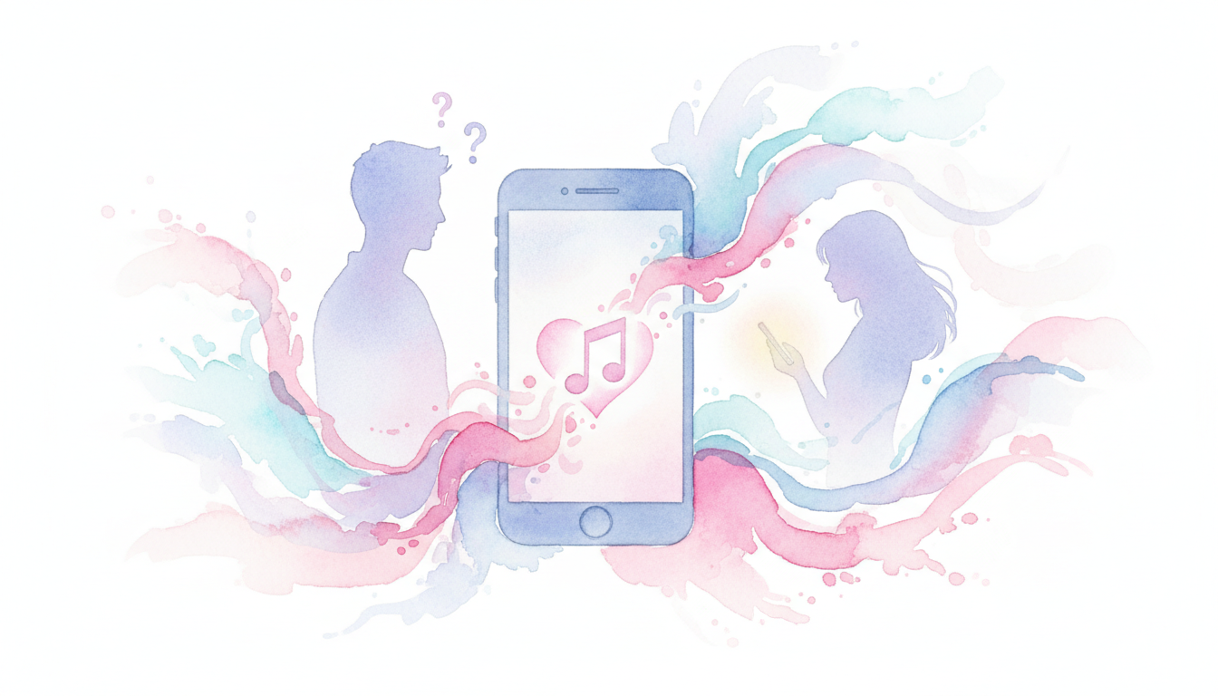 彼に「もしかして？」と思わせる！LINE BGM恋愛ソング活用術