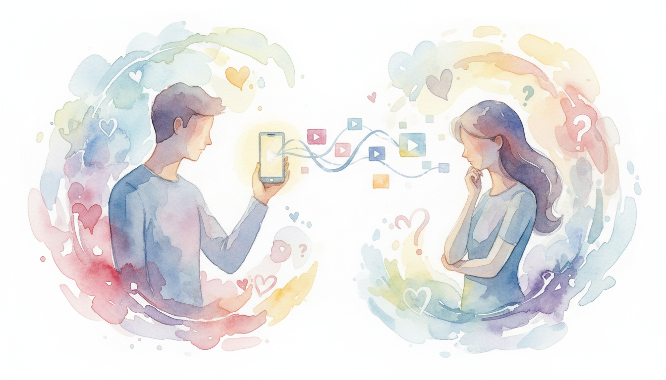 パターン別で見る男性心理！送られてきた動画の種類でわかること