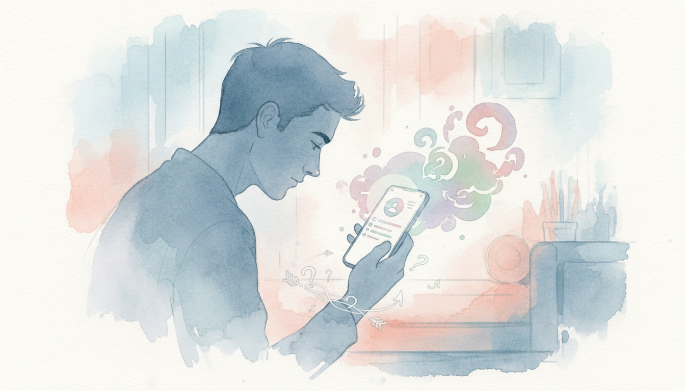 彼があなたのTikTokプロフィールを見ている具体例と男性心理