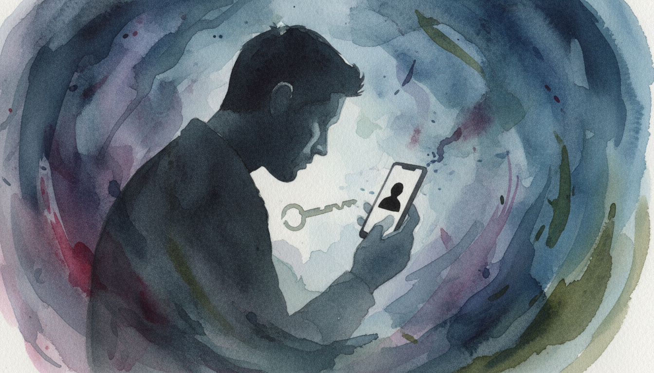 SNSアイコンを真っ黒にする男性の心理とは？