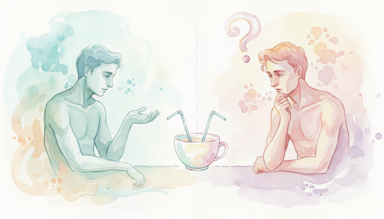 間接キスを「気にしない」男性心理：脈なしか、それとも別の理由？