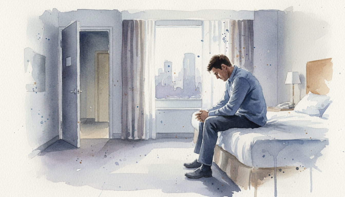 ホテルを断られた男性が最初に感じるのは「ショック」と「プライドの傷」