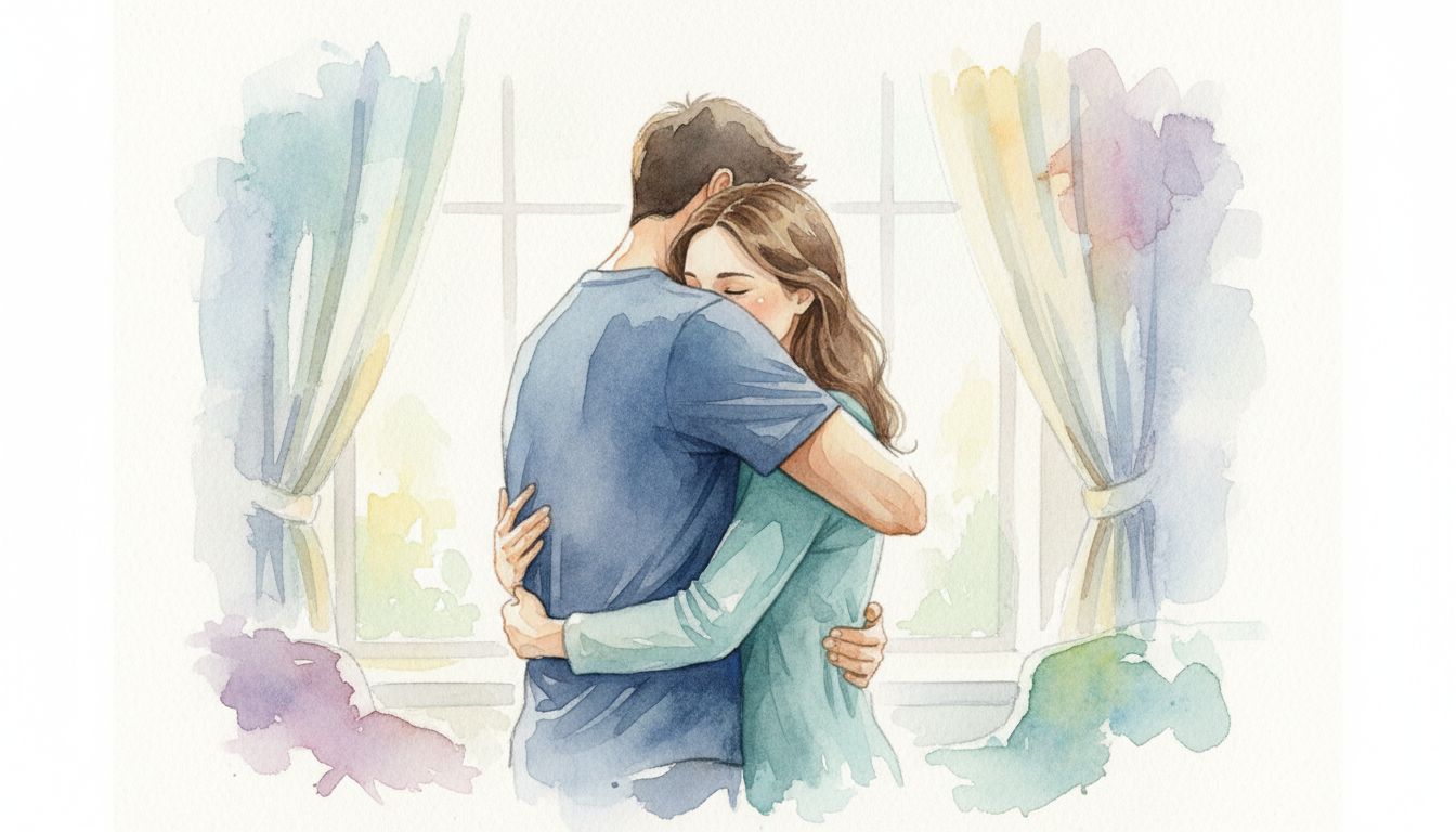 彼が長く抱きしめるのはなぜ？男性心理の深い理由