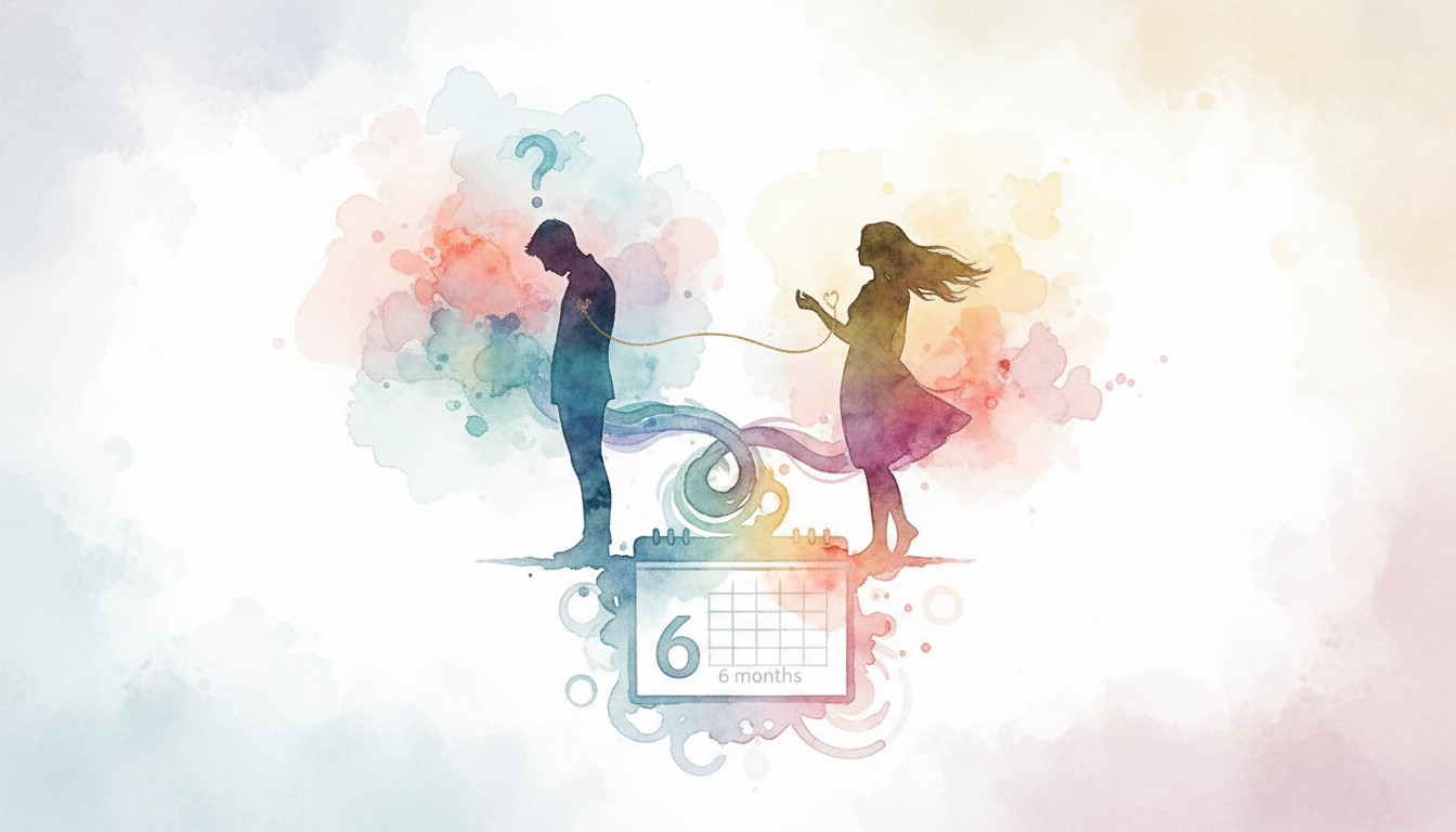 別れて半年経った彼の心理は複雑な移り変わりを見せる