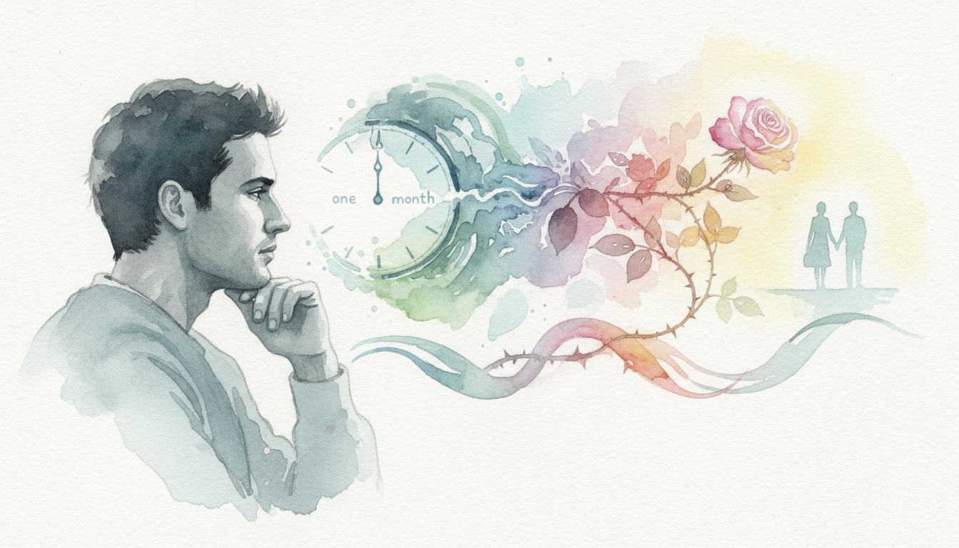 冷却期間1ヶ月の男性心理を具体例で見てみよう