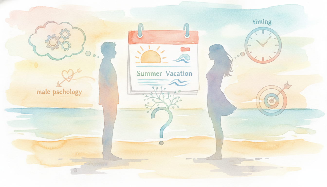 夏休み中の元彼への連絡、大切なのは「目的」と「タイミング」