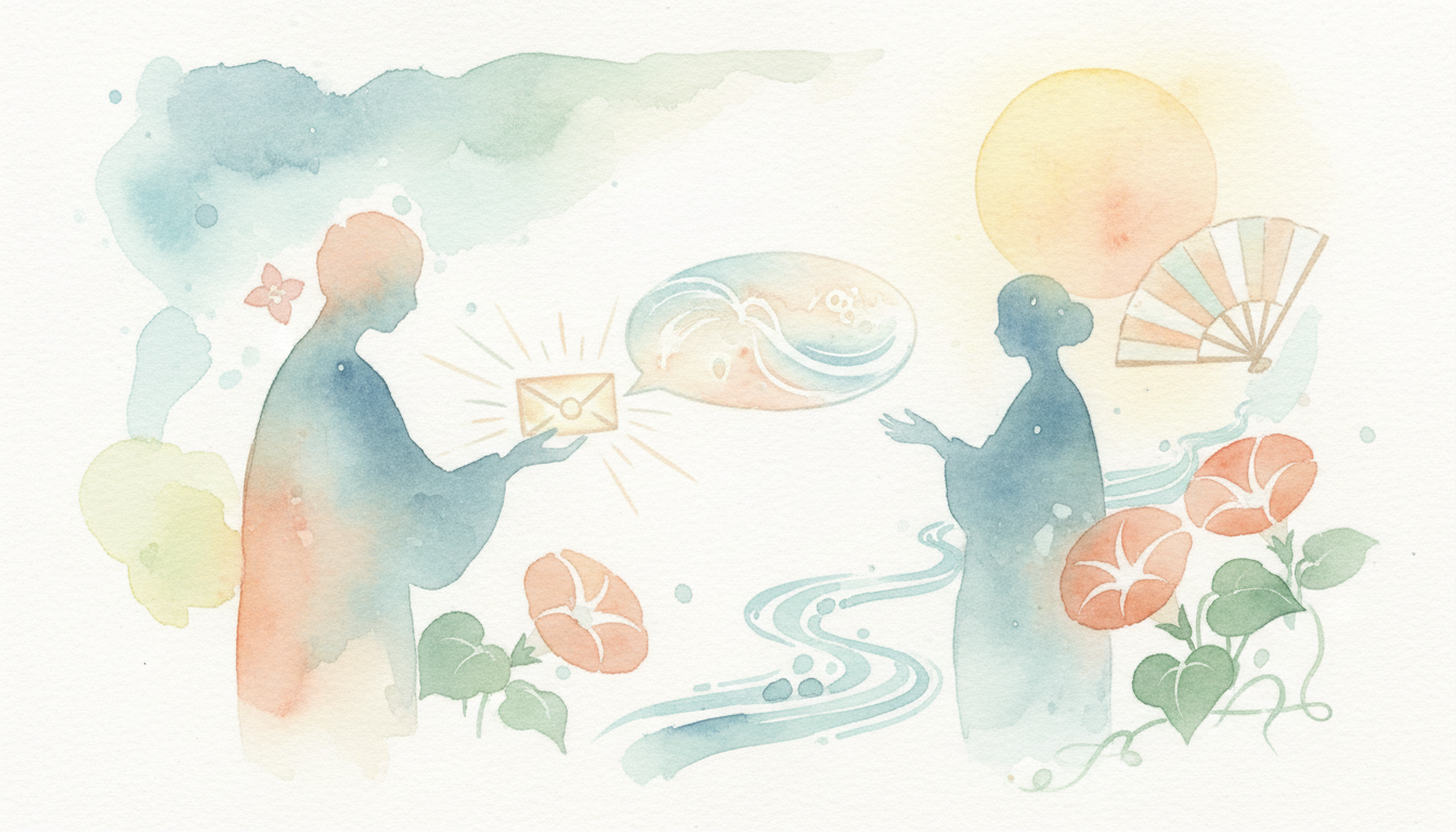 暑中見舞いLINEは復縁への第一歩、ただし慎重に