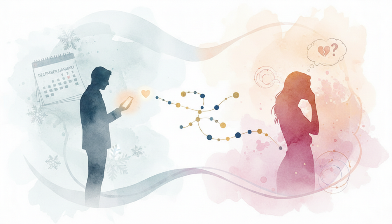 なぜ元彼は年末年始に連絡してくるの?男性心理を深掘り!