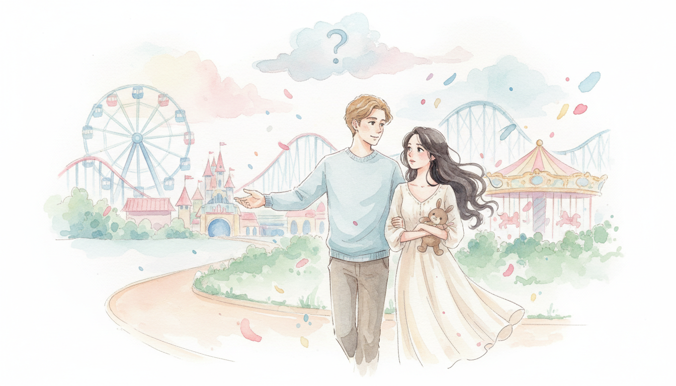 丸一日遊園地デートに元彼が誘う心理