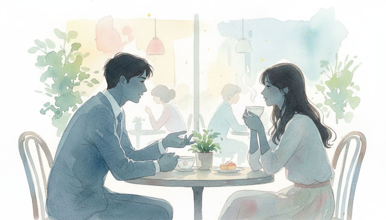 元彼がカフェでの近況報告に誘うのは、本気度の高い復縁意思のサインかもしれません