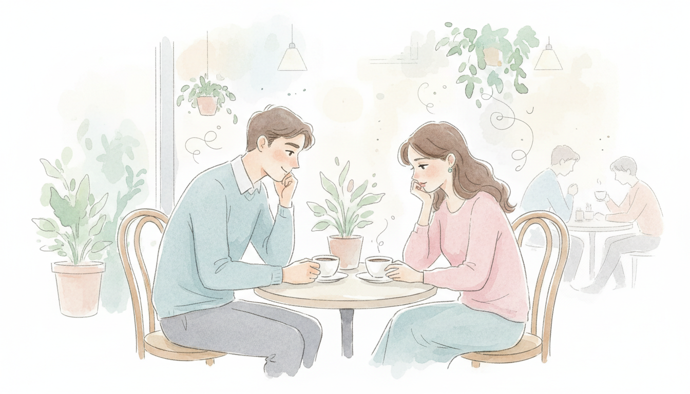 元彼からの「近況報告カフェ」誘い、具体例で彼の本音を深掘り