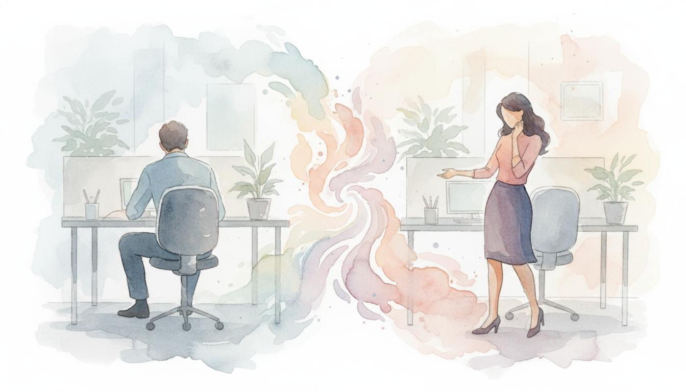 社内W不倫での喧嘩後、彼が無視する真の心理とは？