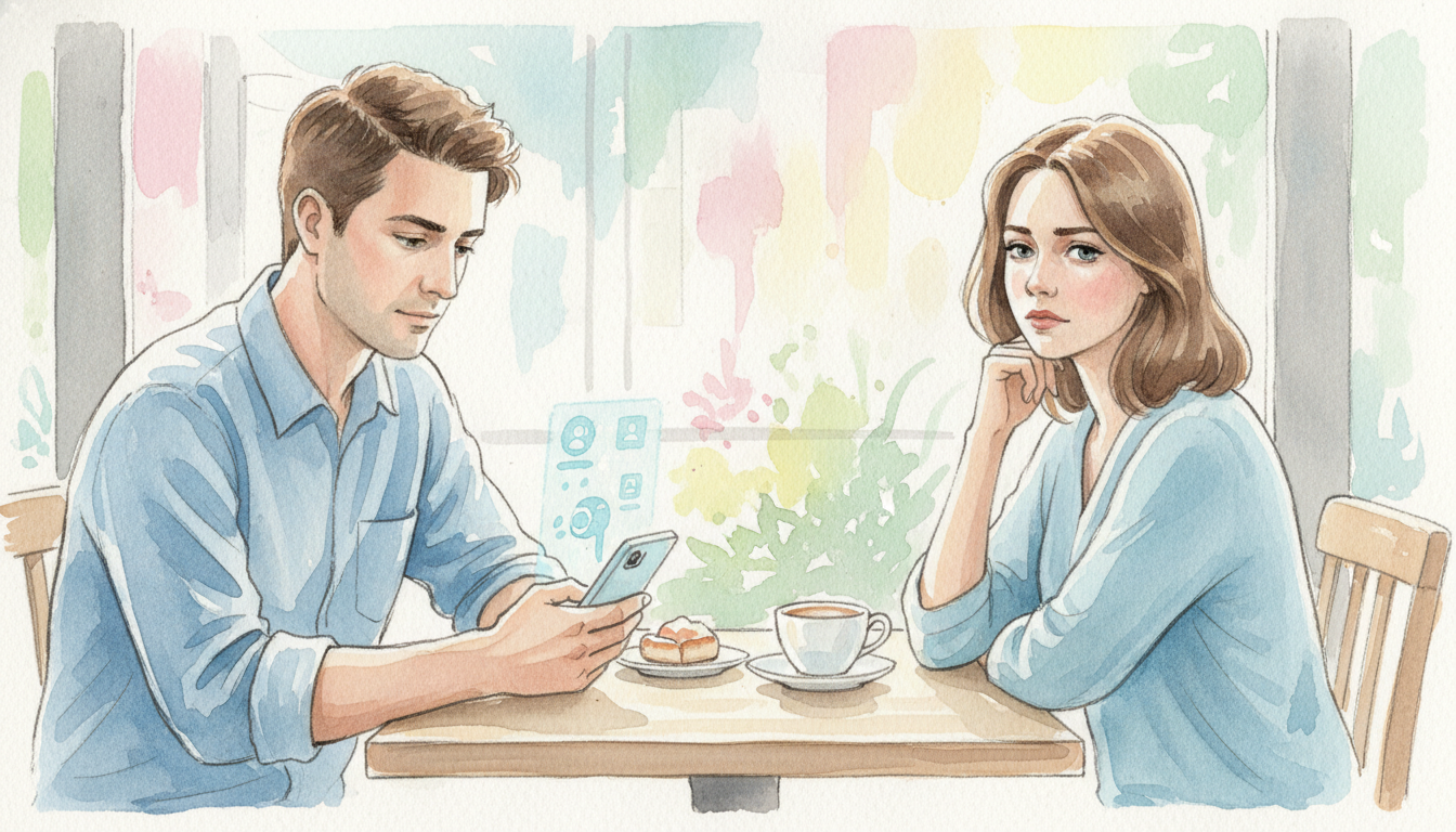 デート中にアプリを開く男性の行動は「悪意なき無神経」か「真剣度の低さ」がほとんど