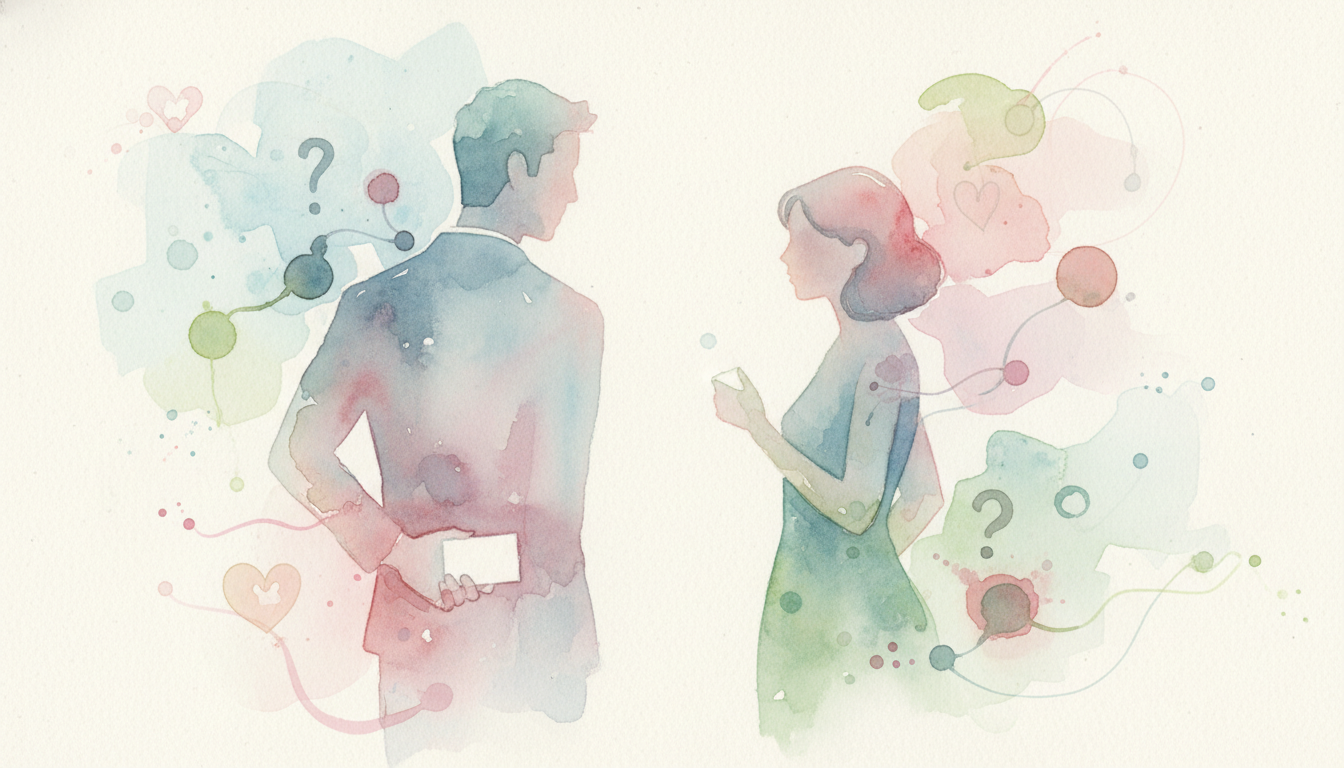 名刺の有無だけで判断しない！男性心理の真実