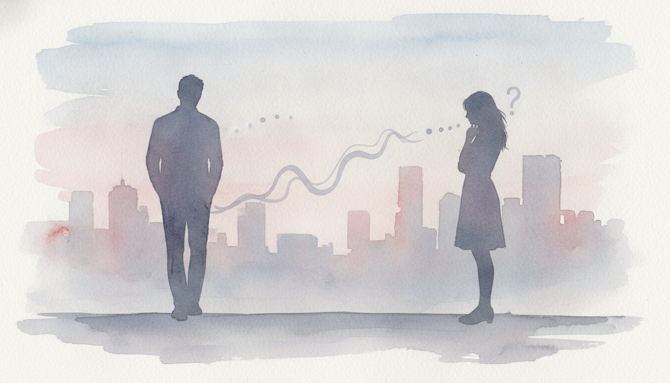 なぜ彼は会った後にそっけない態度になるのか？