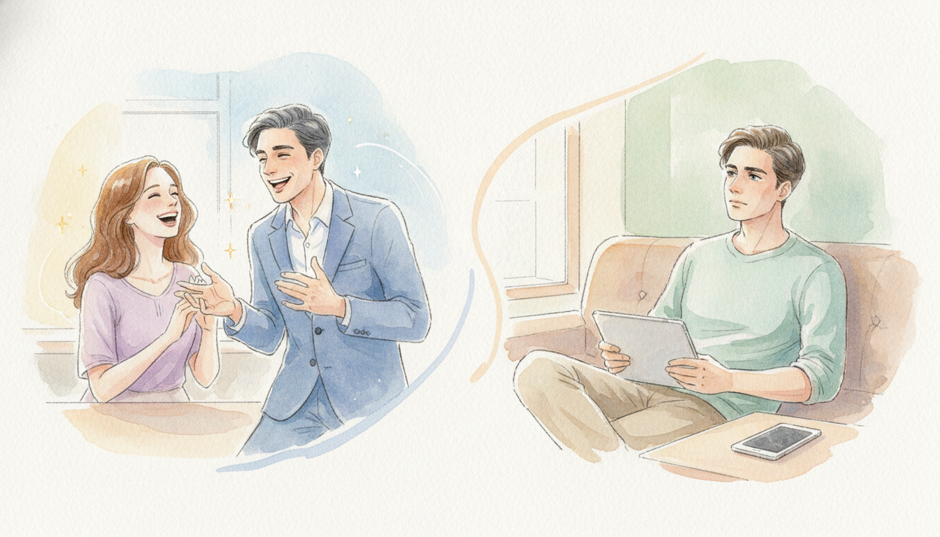 会うまでは「接待モード」、会った後は「素のペース」に戻る男性心理