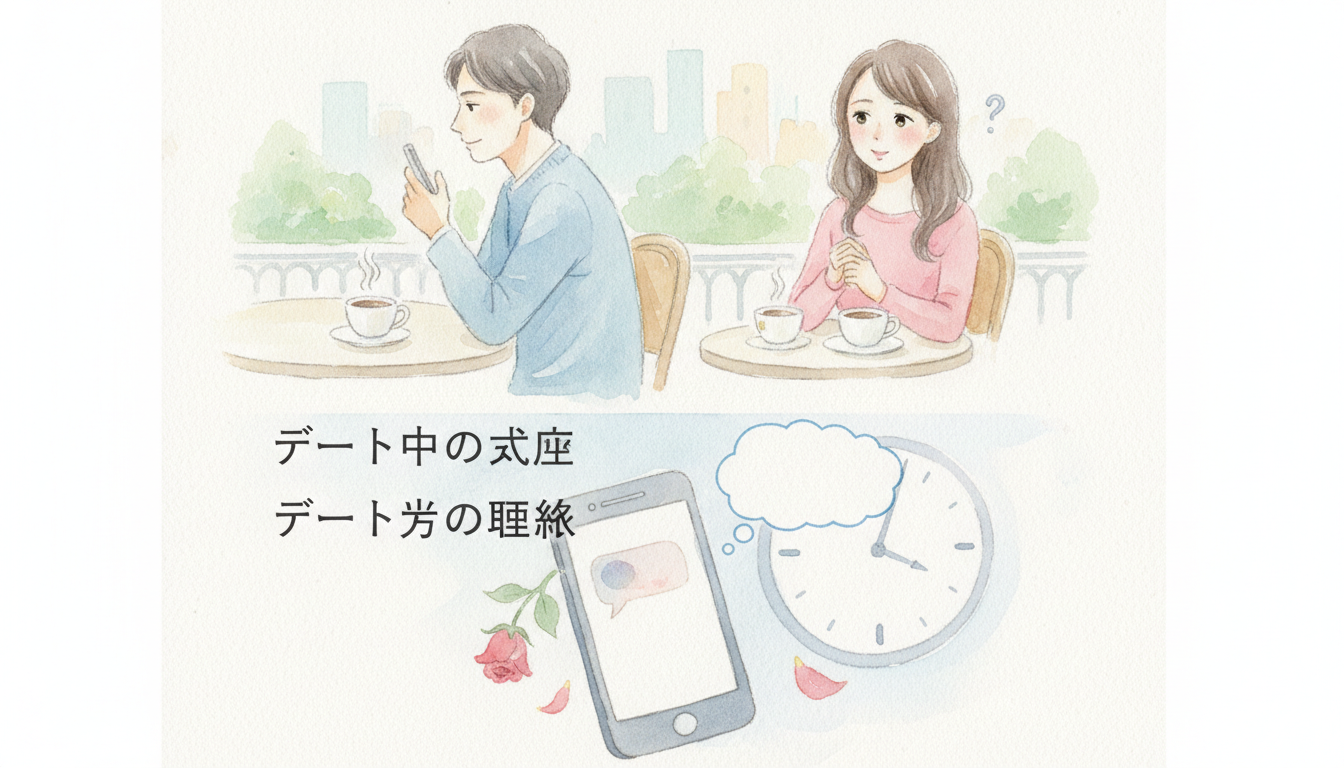 彼の気持ちは「デート中の態度」と「デート後の連絡」で読み解ける