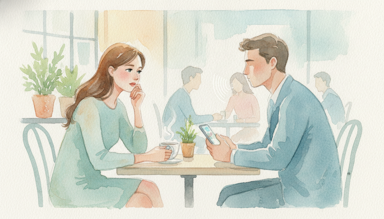 マッチングアプリで既婚者を疑うデート中のサイン