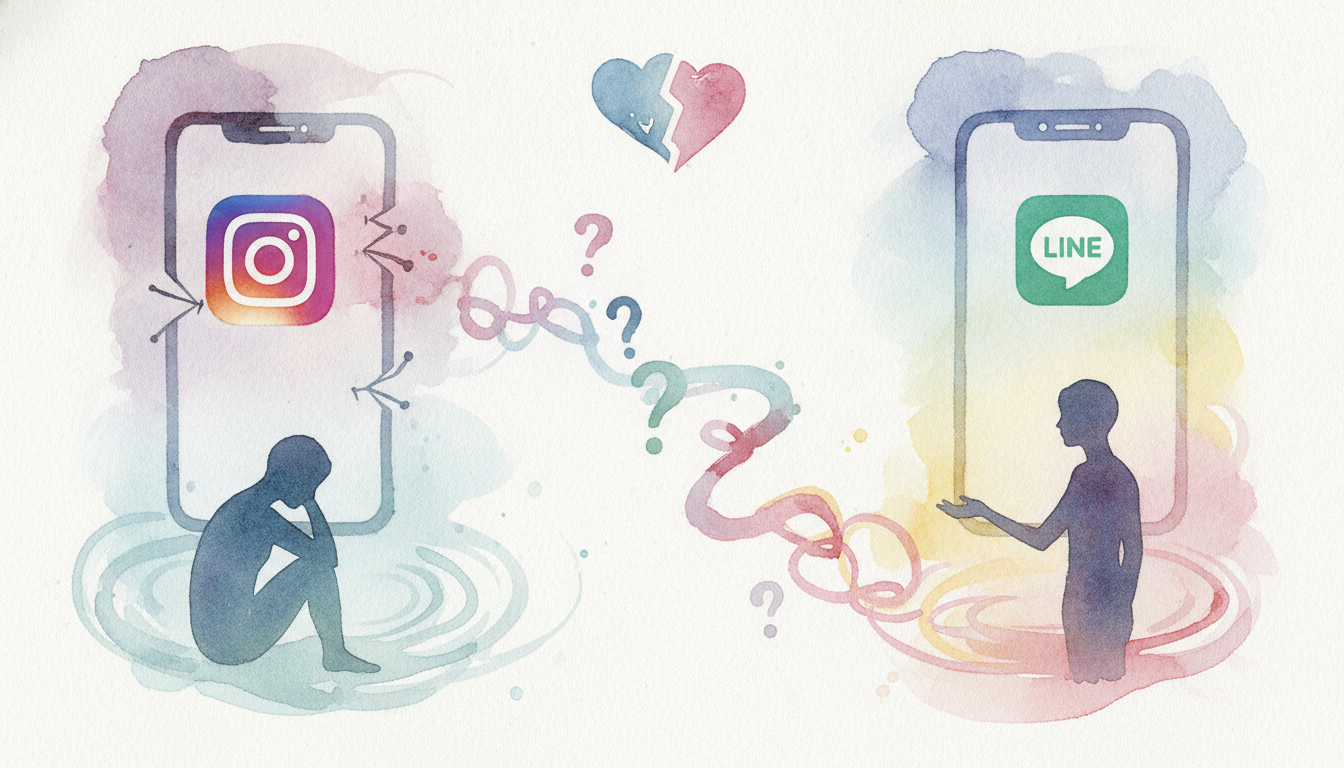 「インスタはブロック／LINEそのまま」のときの最適な対処法と距離感