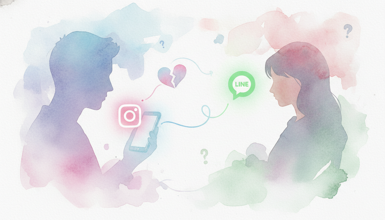 LINE未読インスタ更新の彼にやってはいけないNG行動