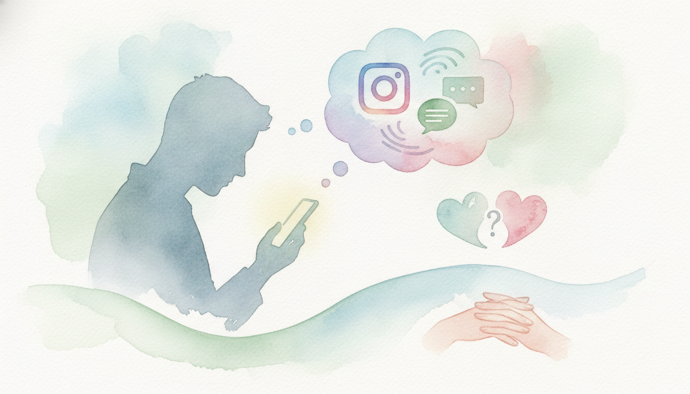 LINE未読インスタ更新の彼に試したい！落ち着いた対処法