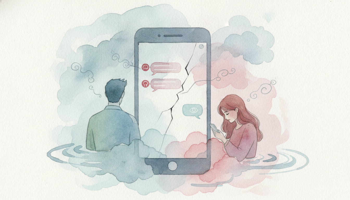 なぜ男性は喧嘩後にLINEを既読無視するの?