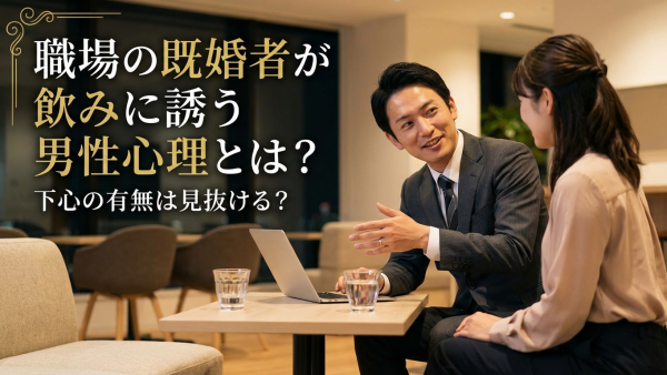 職場の既婚者が飲みに誘う男性心理とは？下心の有無は見抜ける？